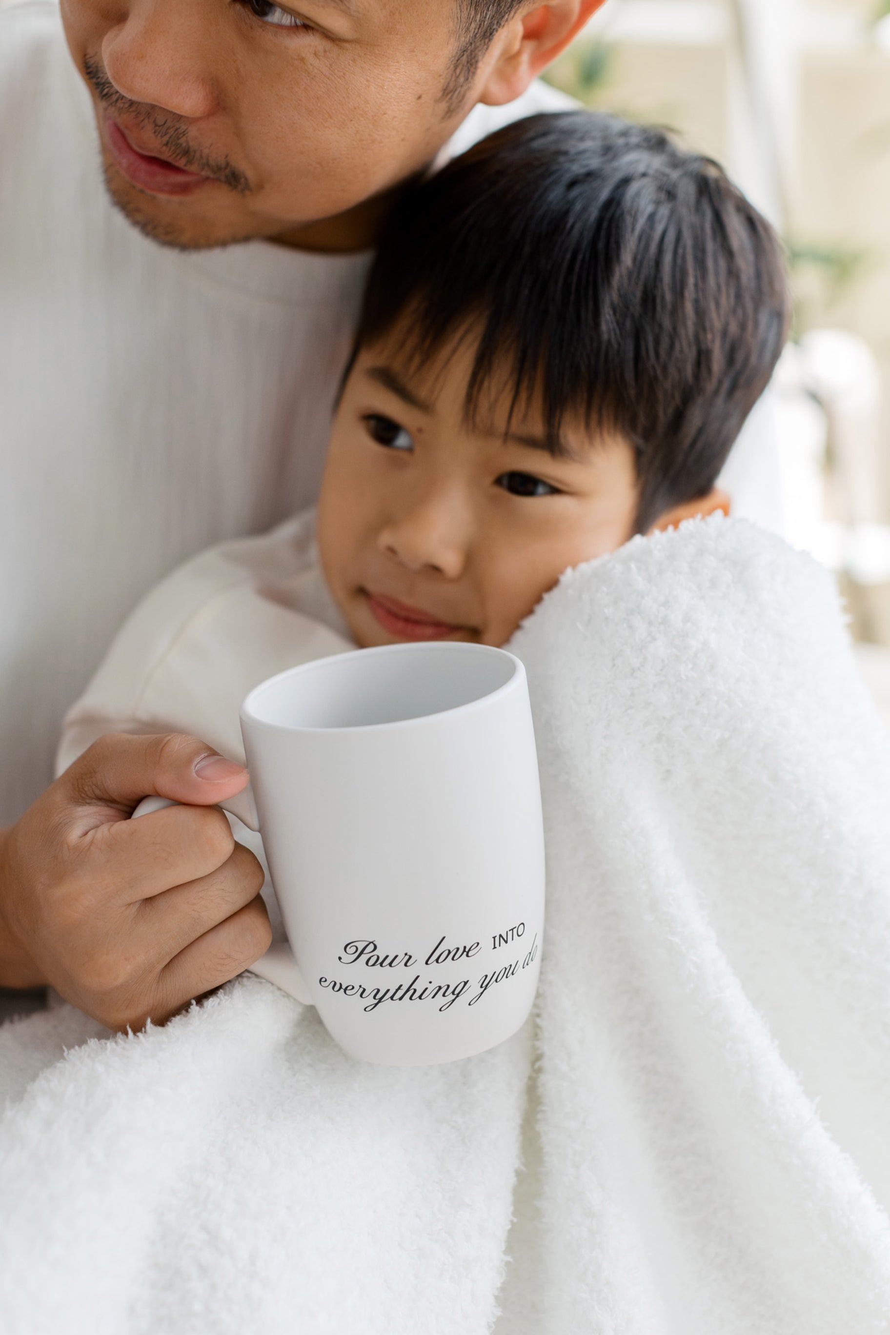 Pour Love Mug - White