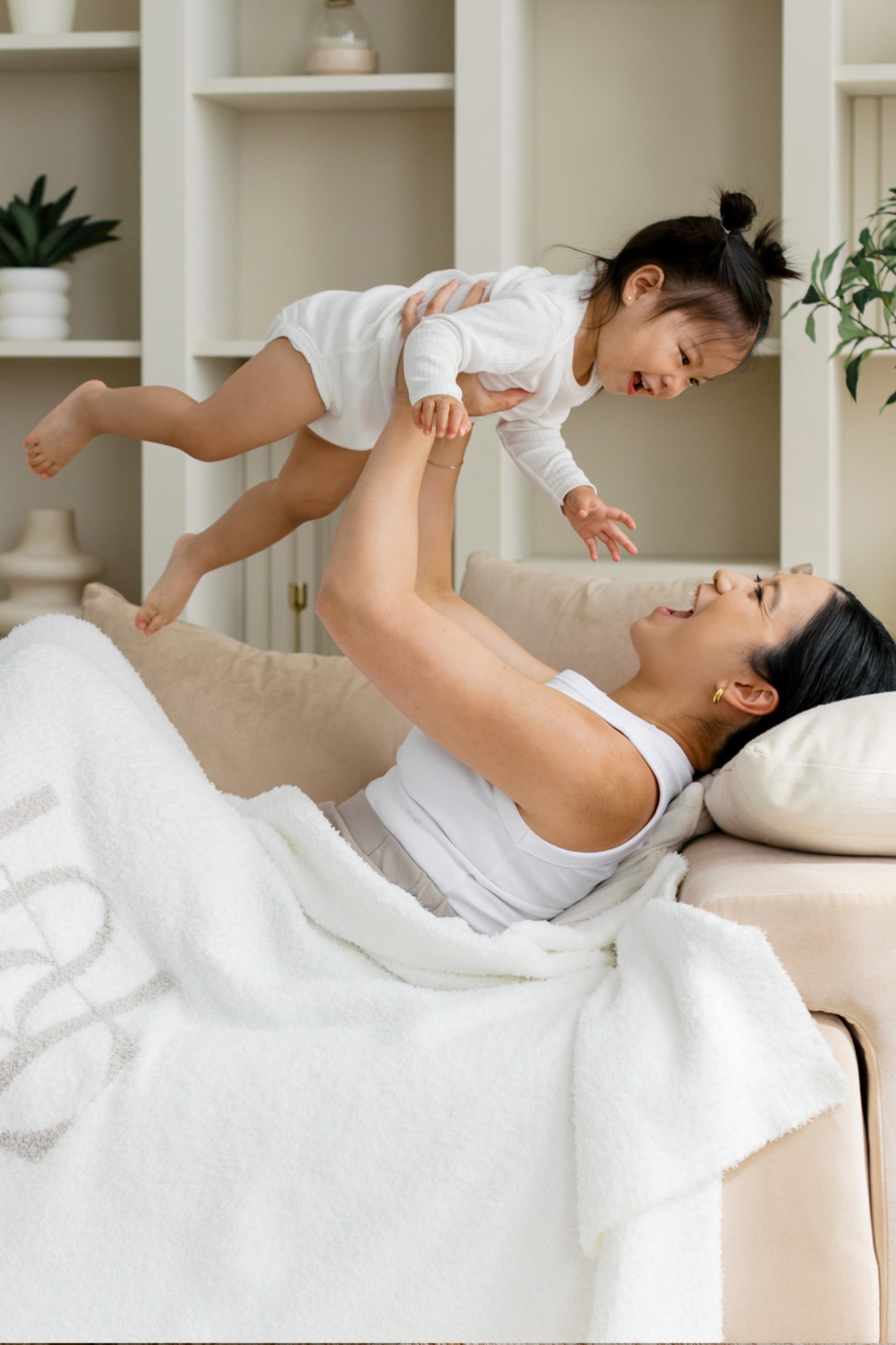 楽天　Cloud Blanket Premium アイボリー 100x160cm Comfort Cloud Blanket