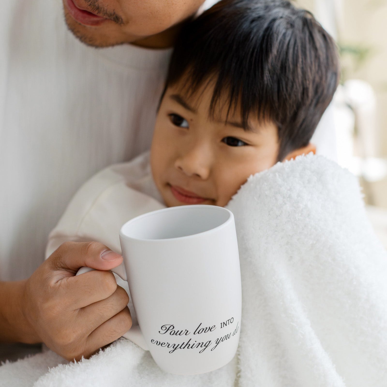 Pour Love Mug - White